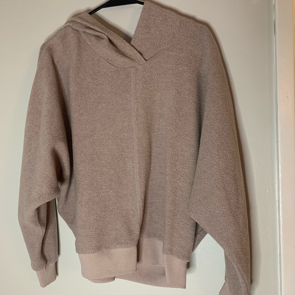 Fuzzy Dust Pink sweatshirt